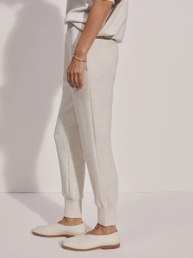 The Slim Cuff Pant Ivory Marl