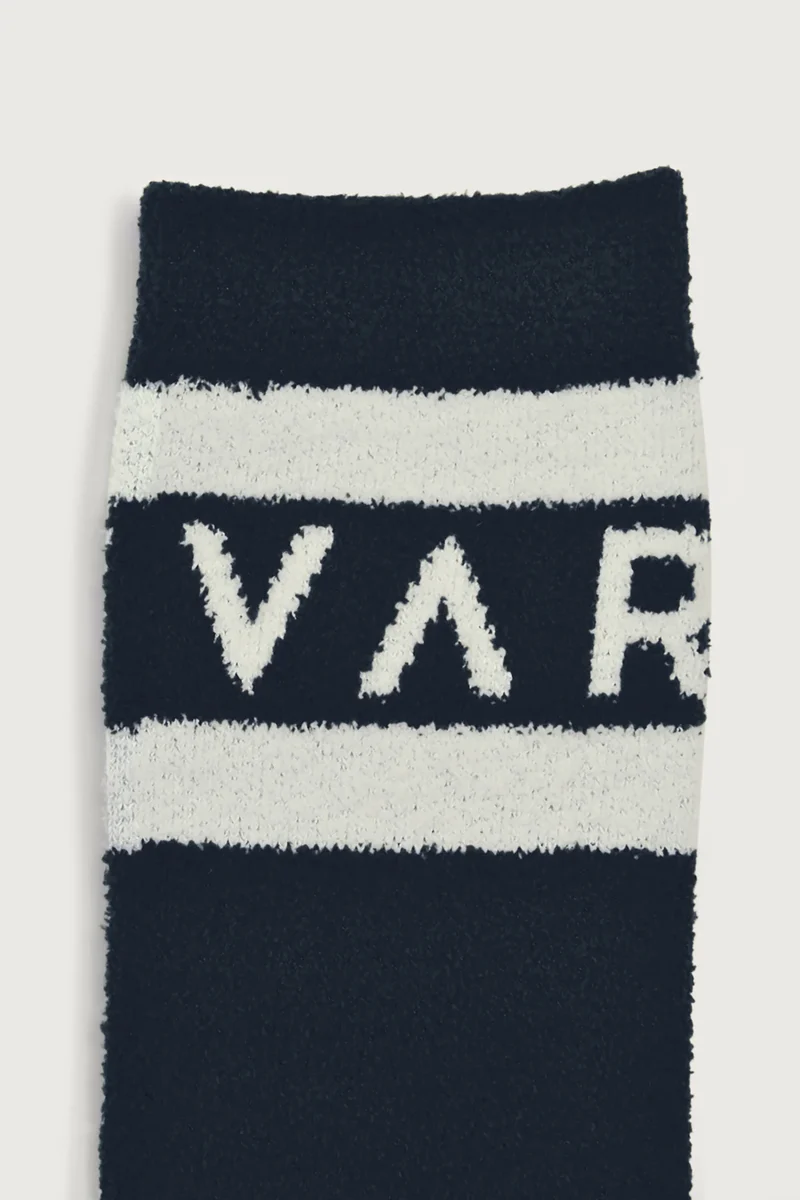 Spencer Sock Black/Egret