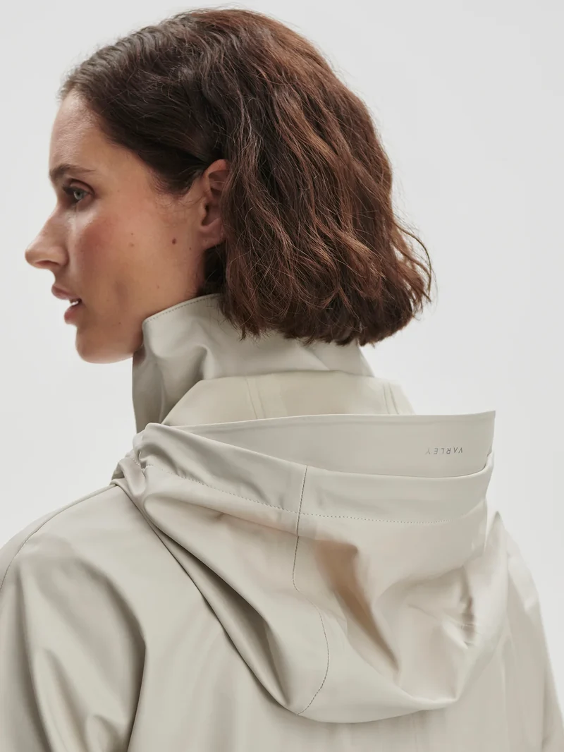 Alyssa Rain Jacket Silver Lining