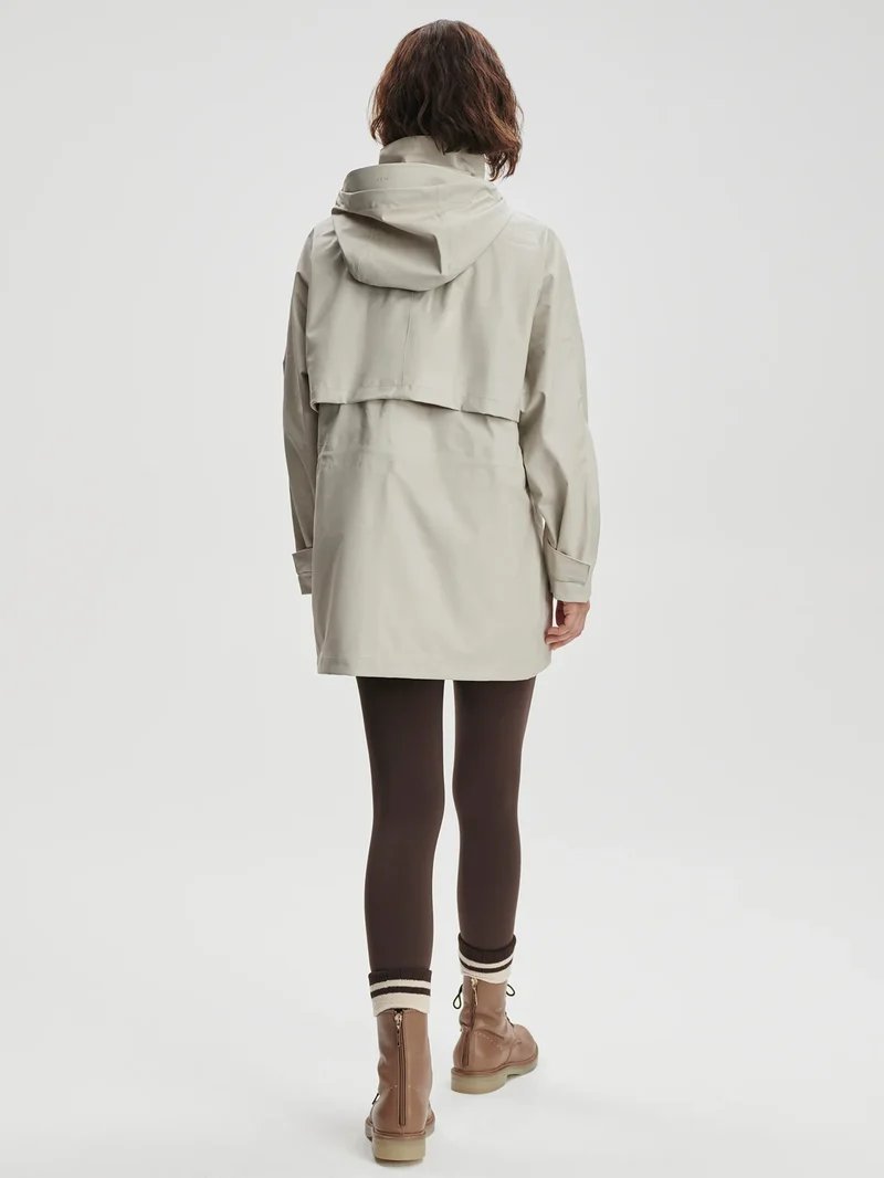 Alyssa Rain Jacket Silver Lining