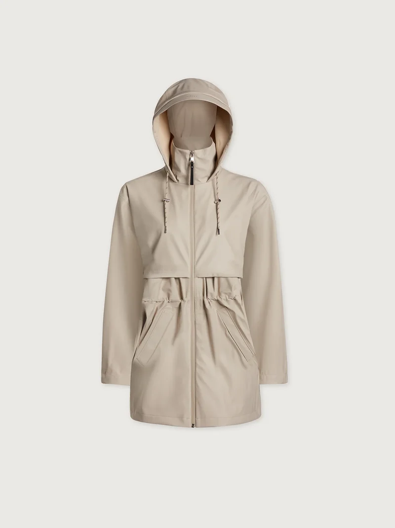Alyssa Rain Jacket Silver Lining