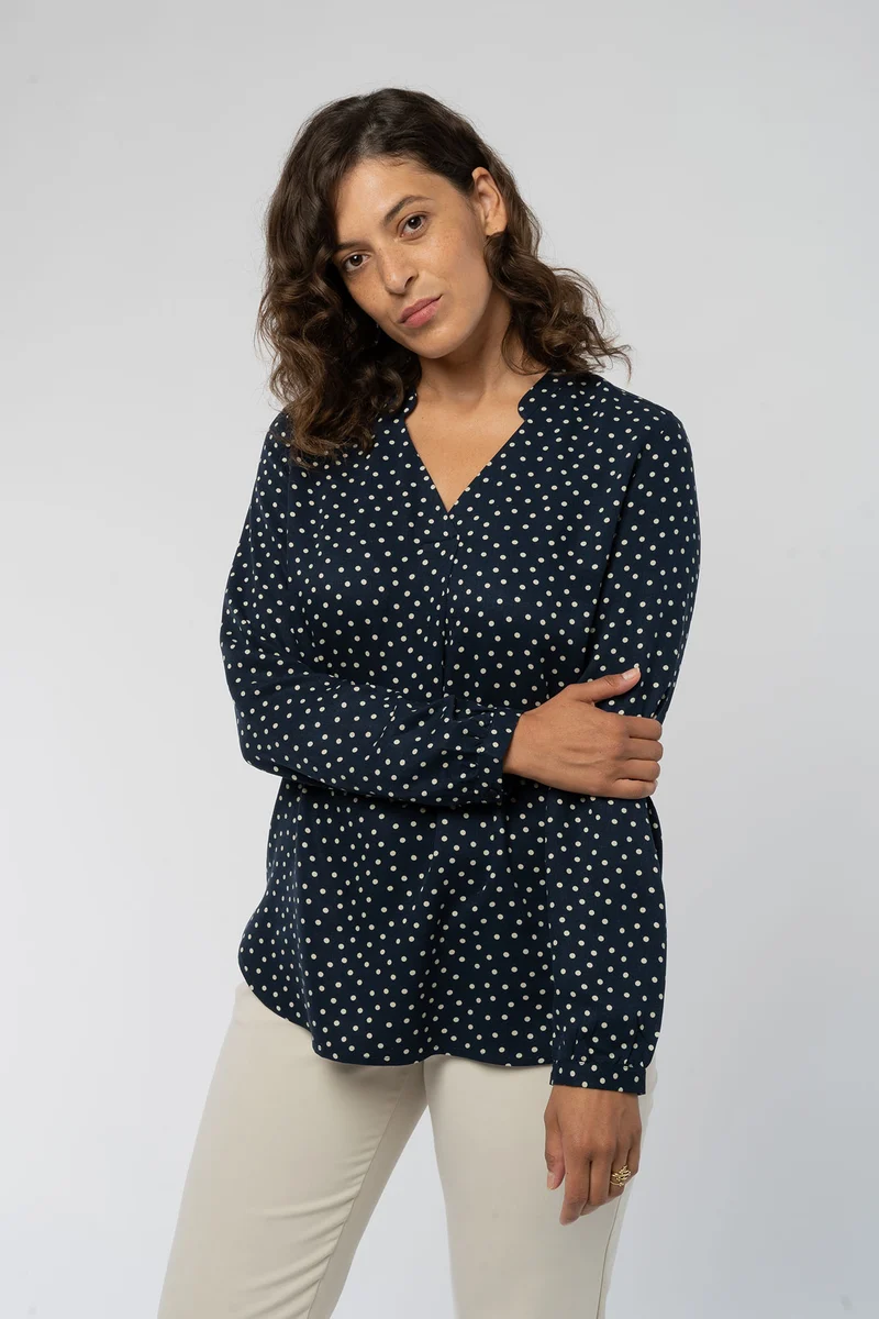 Bluse aus Bio Baumwolle & ECOVERO™