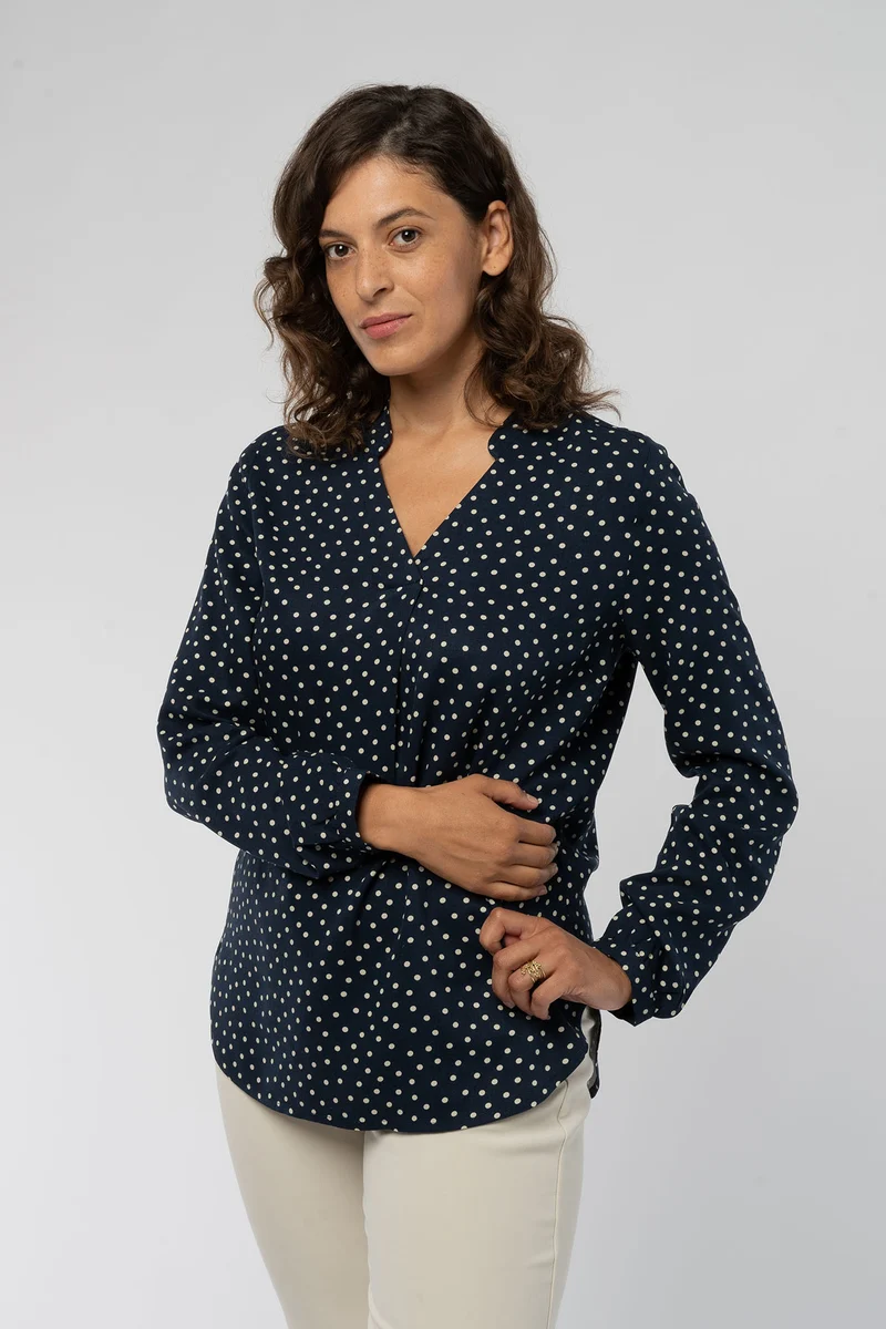 Bluse aus Bio Baumwolle & ECOVERO™