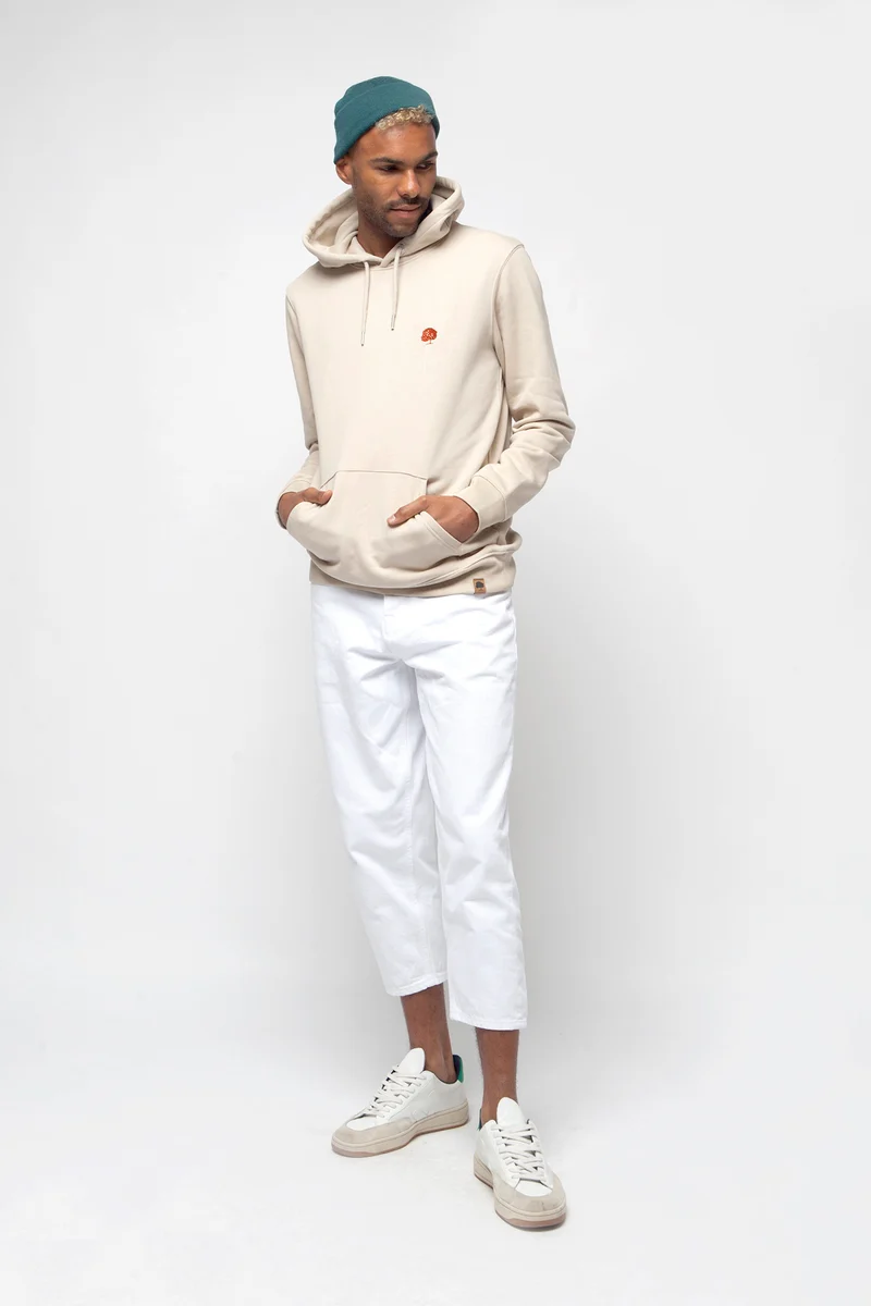 Hoodie aus Bio Baumwolle & recyceltem Polyester