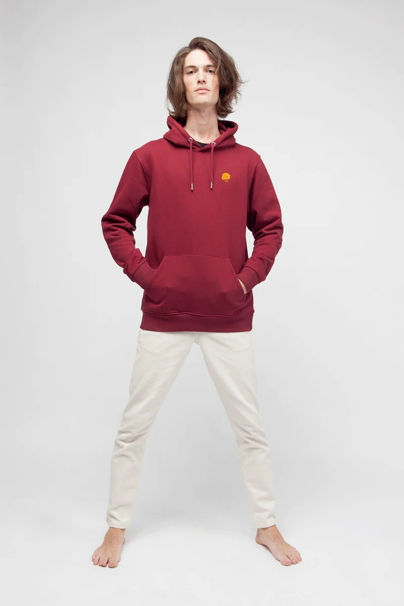 Hoodie aus Bio Baumwolle & recyceltem Polyester