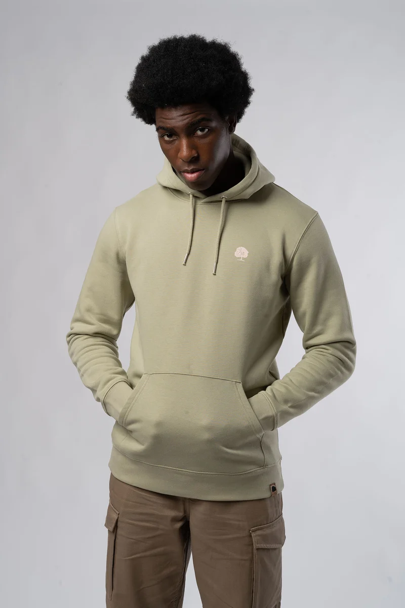 Hoodie aus Bio Baumwolle & recyceltem Polyester