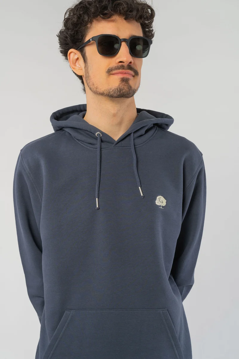Hoodie aus Bio Baumwolle & recyceltem Polyester