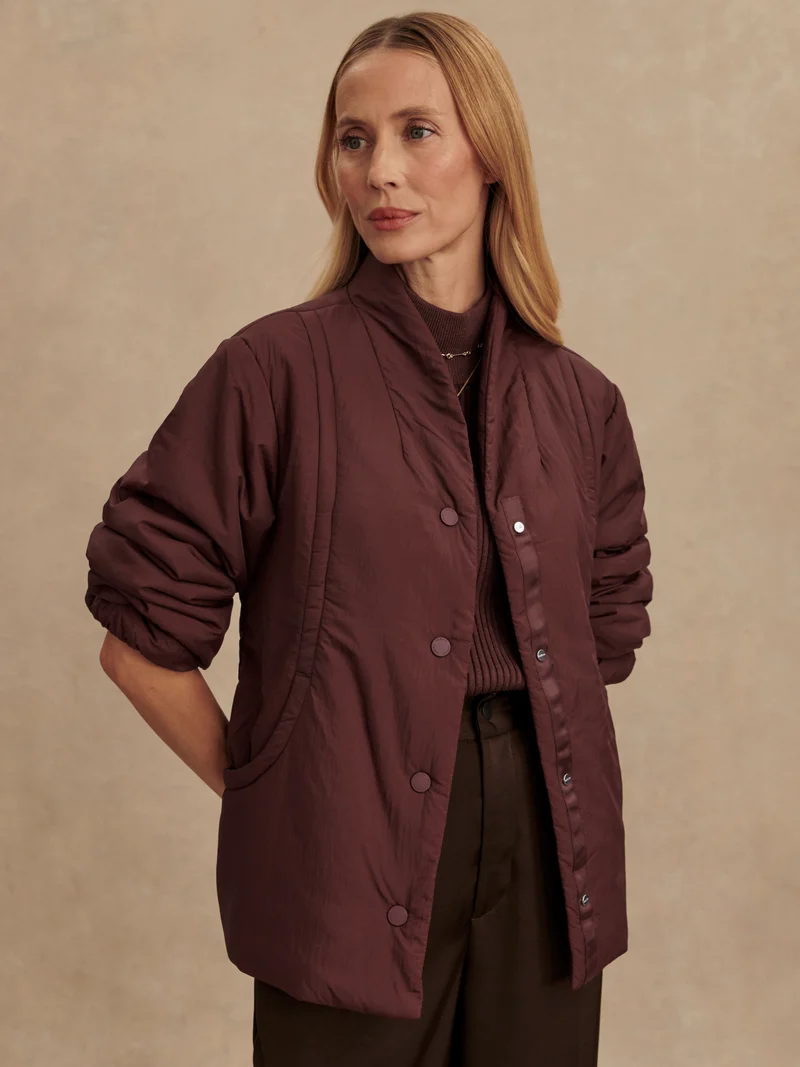 Tilly Light Padded Jacket Chocolate