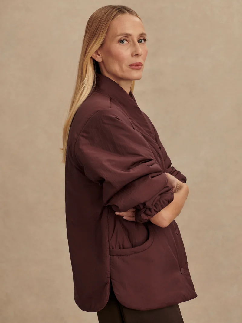 Tilly Light Padded Jacket Chocolate
