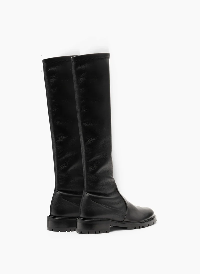Torres Stretch Nappa Leather Boots Noir