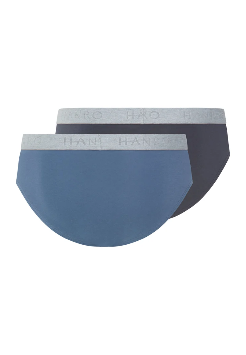 Cotton Essentials Briefs 2Pack | stormy gray/tanzanite 073075-073134