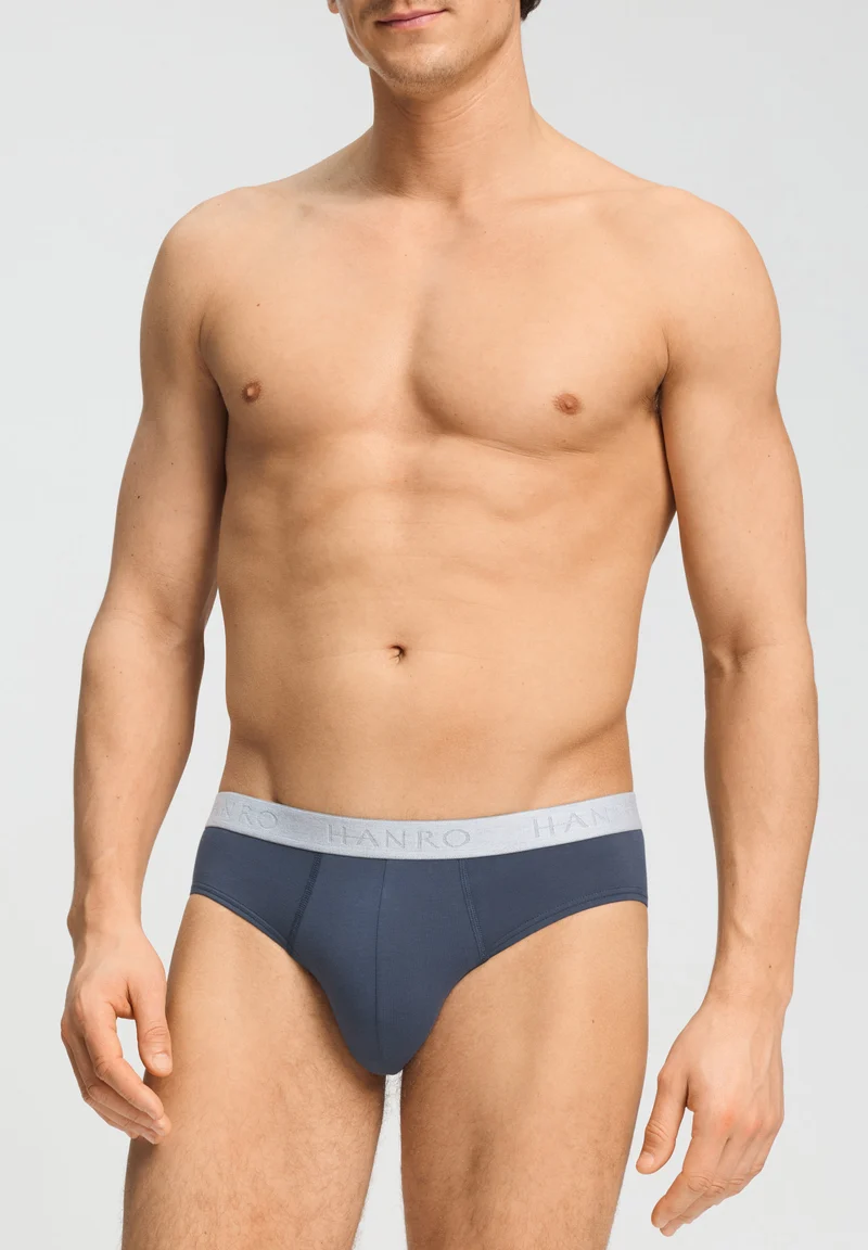 Cotton Essentials Briefs 2Pack | stormy gray/tanzanite 073075-073134