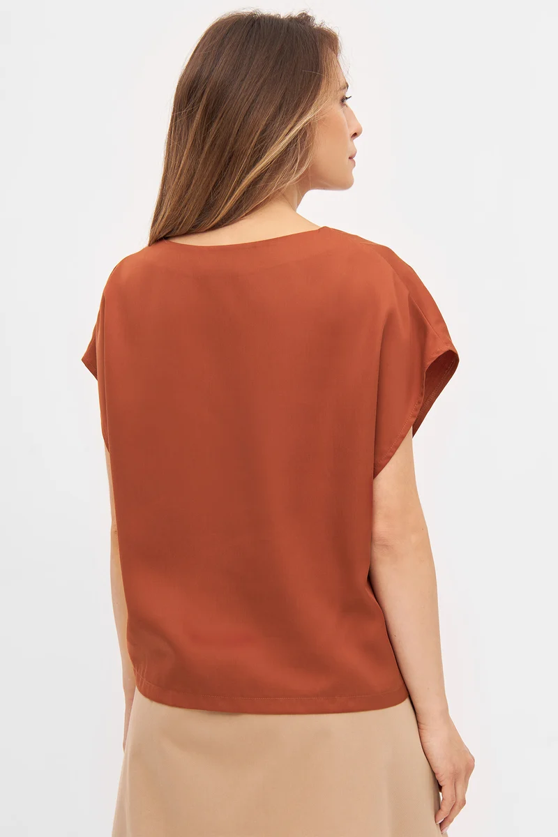 Tencel Wide Cut Blouse aus TENCEL™
