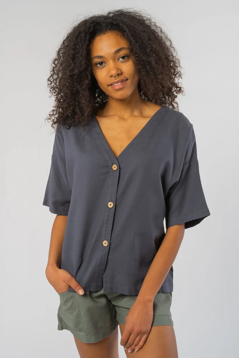 Market Shirt aus Bio Baumwolle & Hanf