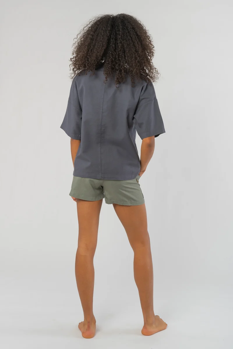 Market Shirt aus Bio Baumwolle & Hanf