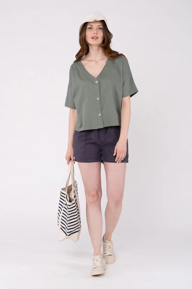 Market Shirt aus Bio Baumwolle & Hanf