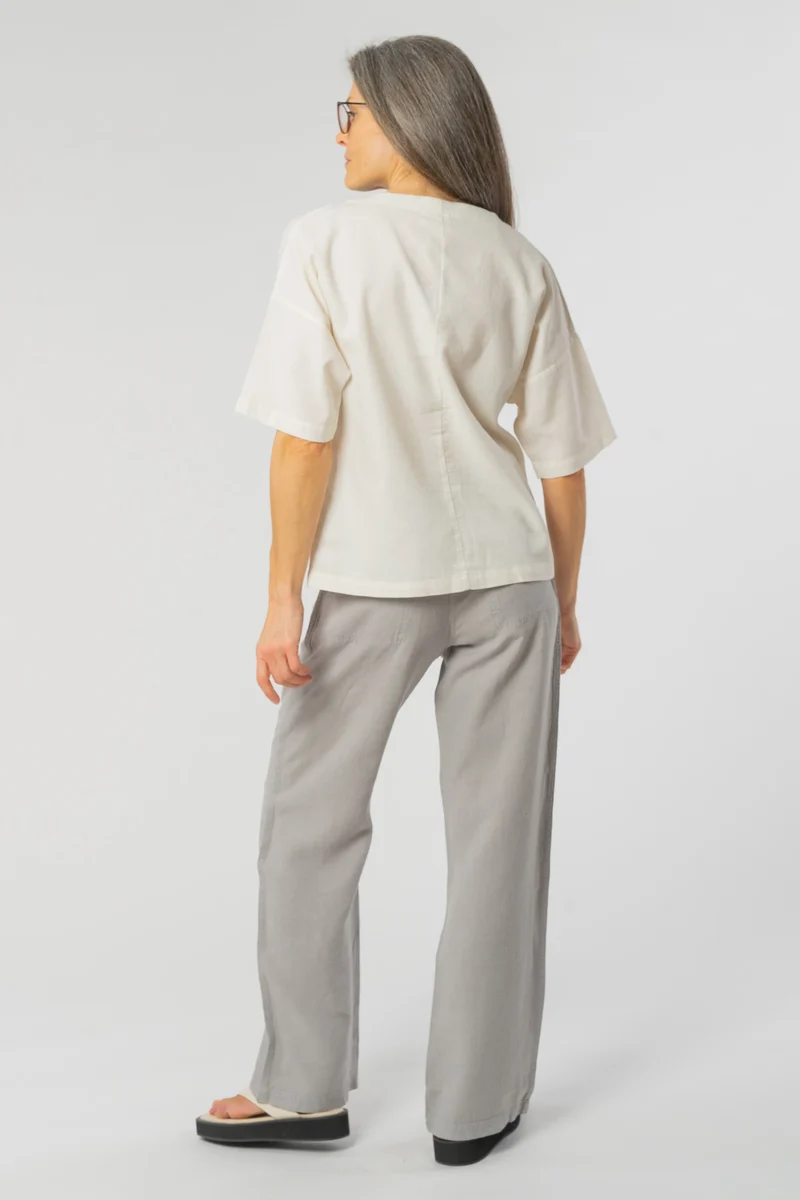 Market Shirt aus Bio Baumwolle & Hanf