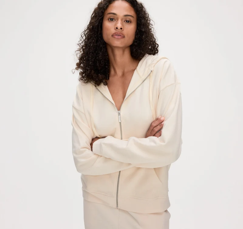 Weekend Oversized Zip Hoodie