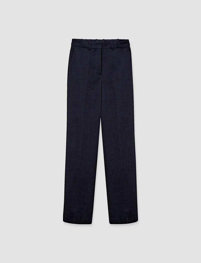 Wool Stretch Coleman Trousers Navy