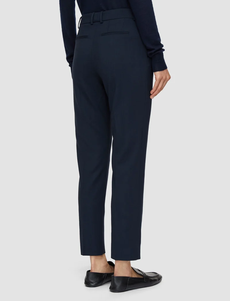 Wool Stretch Coleman Trousers Navy