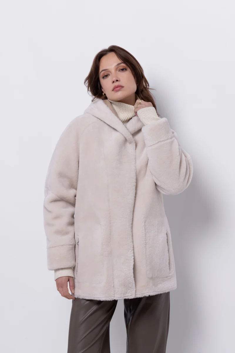 Reversible Hooded Coat