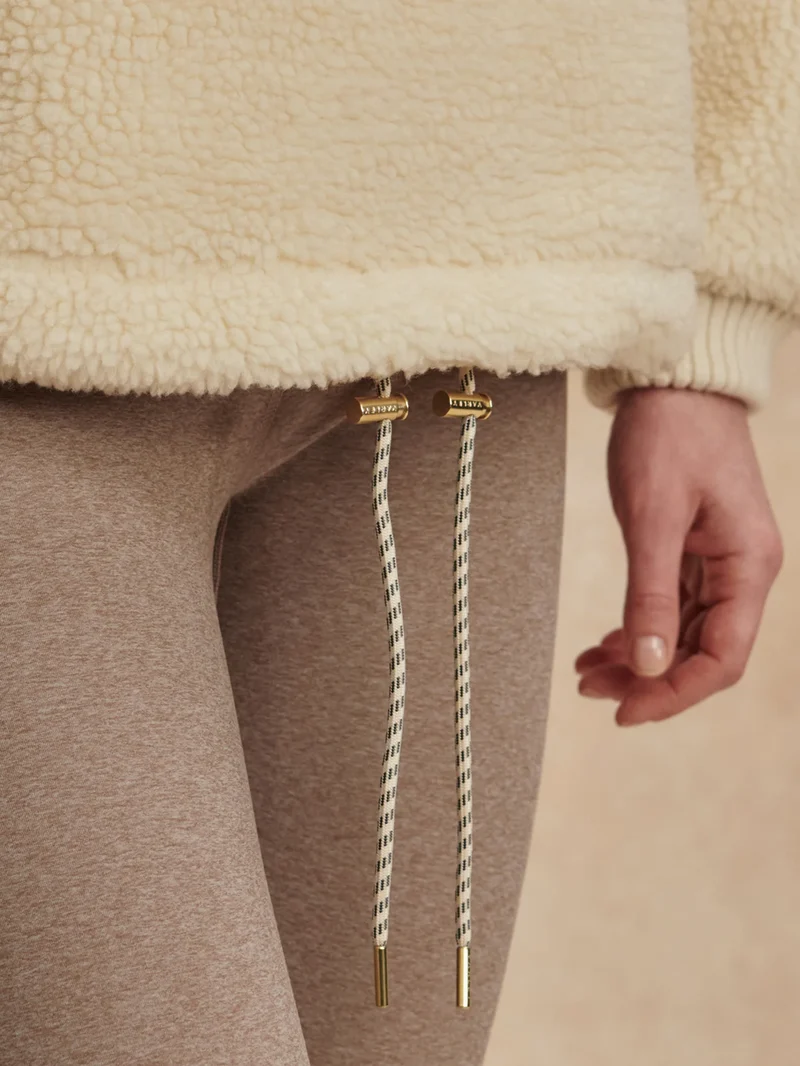 Hendrik Half Zip Sherpa Egret