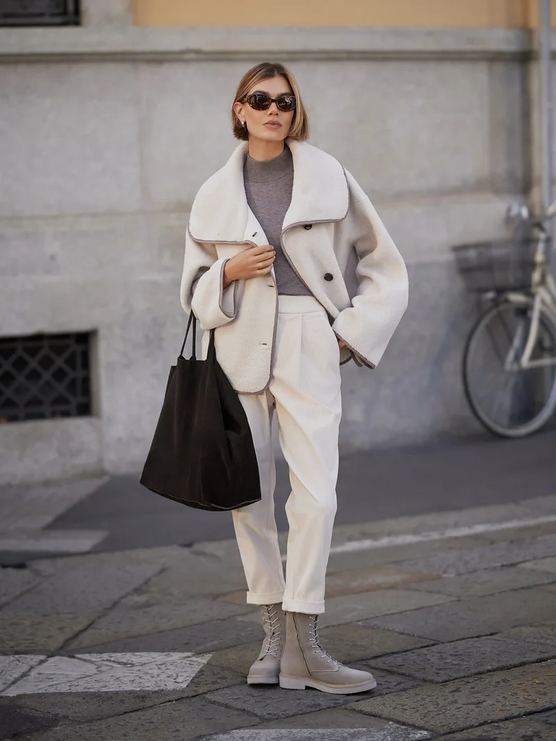 Romane Sherpa Jacket Sandshell