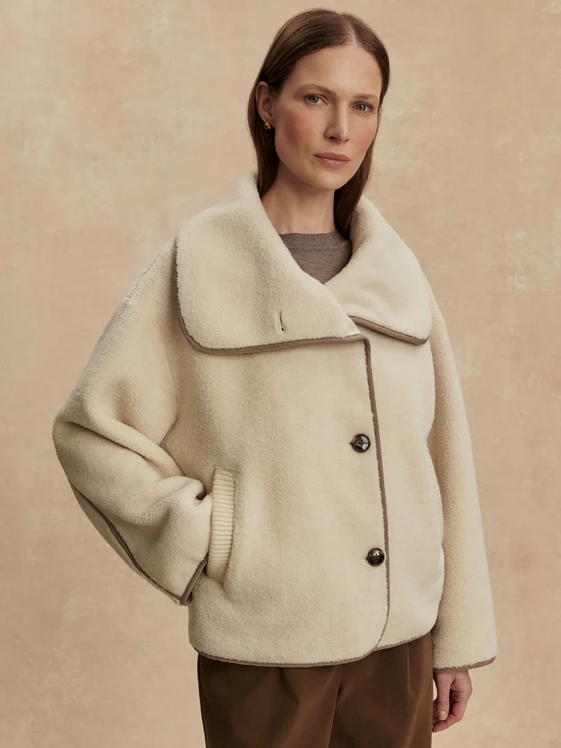 Romane Sherpa Jacket Sandshell