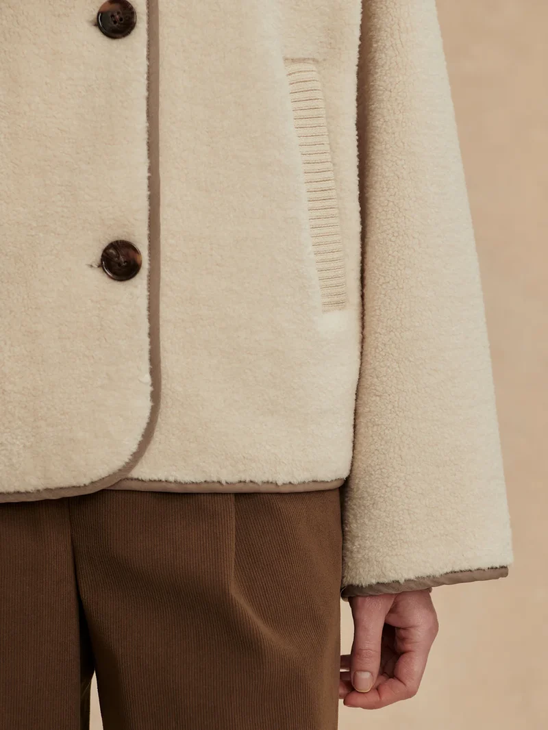 Romane Sherpa Jacket Sandshell