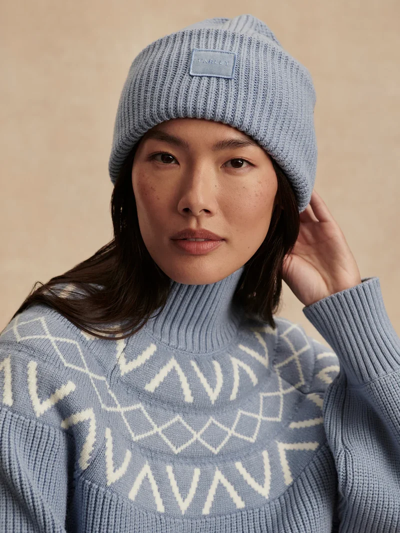 Carly Beanie Glacier Blue