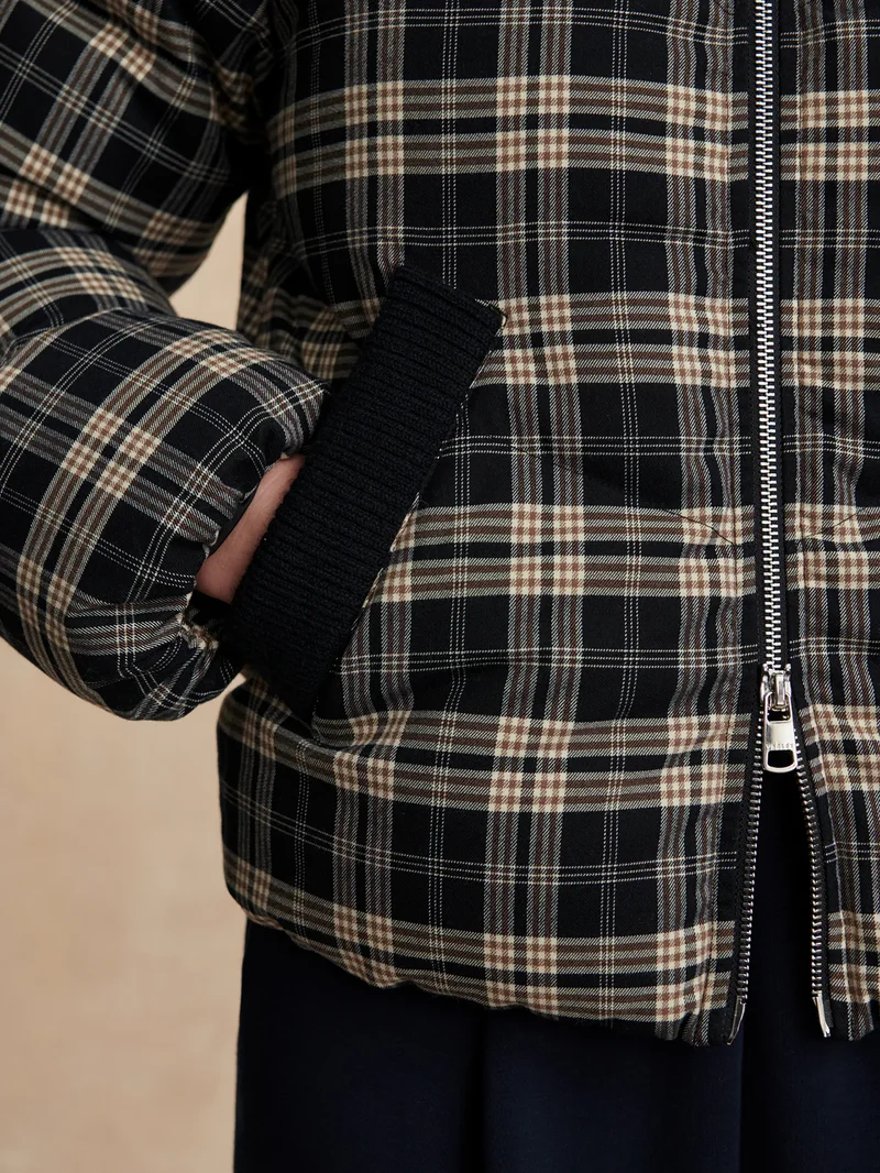 Bryony Short Puffer Jacket Navy