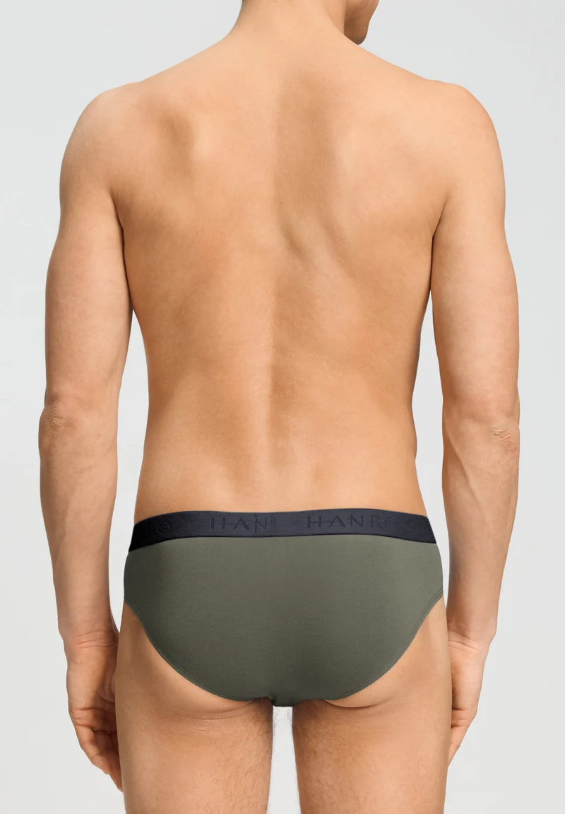 Cotton Essentials Briefs 2Pack | charcoal art / smokey olive 073075-073135