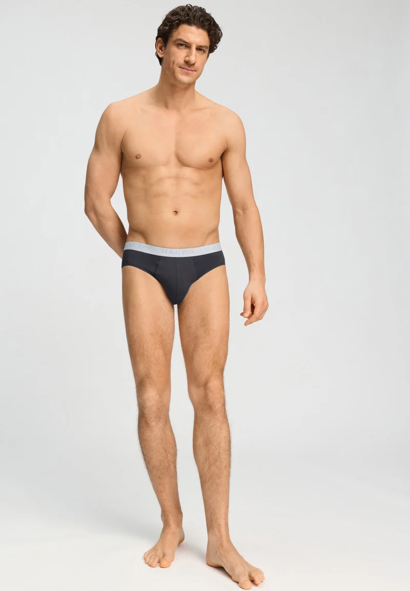 Cotton Essentials Briefs 2Pack | charcoal art / smokey olive 073075-073135