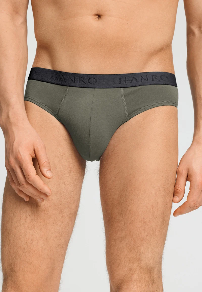 Cotton Essentials Briefs 2Pack | charcoal art / smokey olive 073075-073135