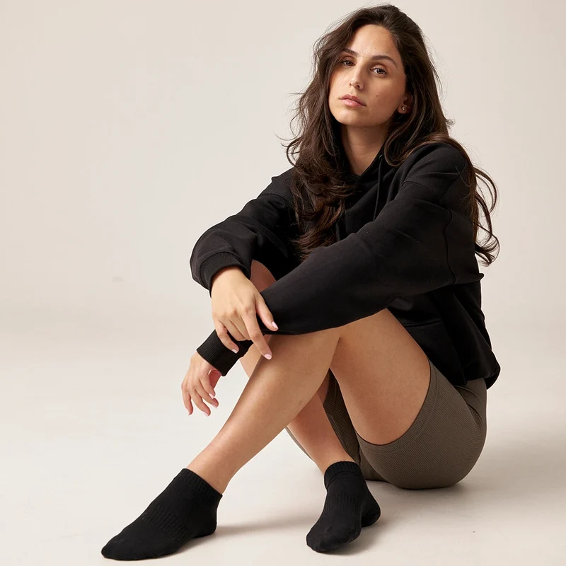 Quarter Socken | Schwarz