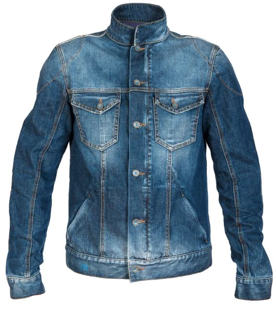 PMJ Jack West Denim Blue Motorradjacke Herren