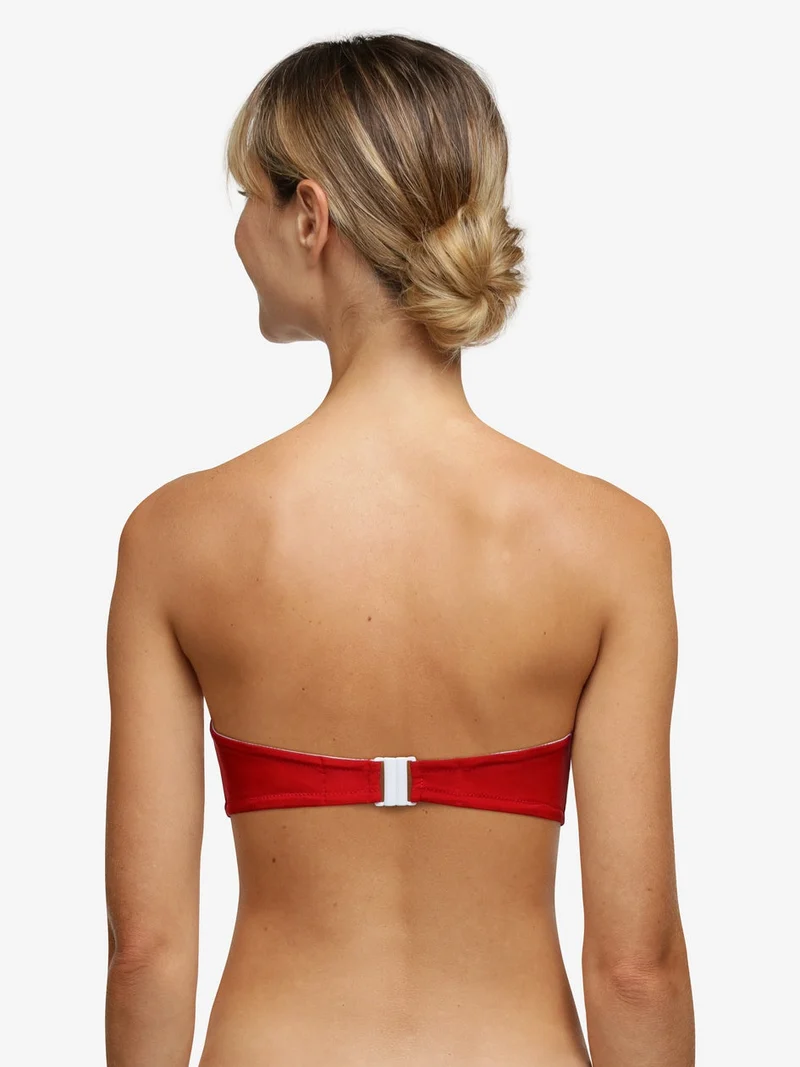 Chantelle Swimwear – Inspire Bandeau-Bikini-Top in Pfefferrot