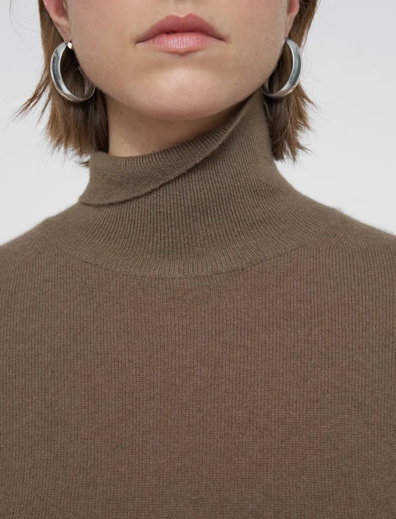 High Neck Jumper Mushroom