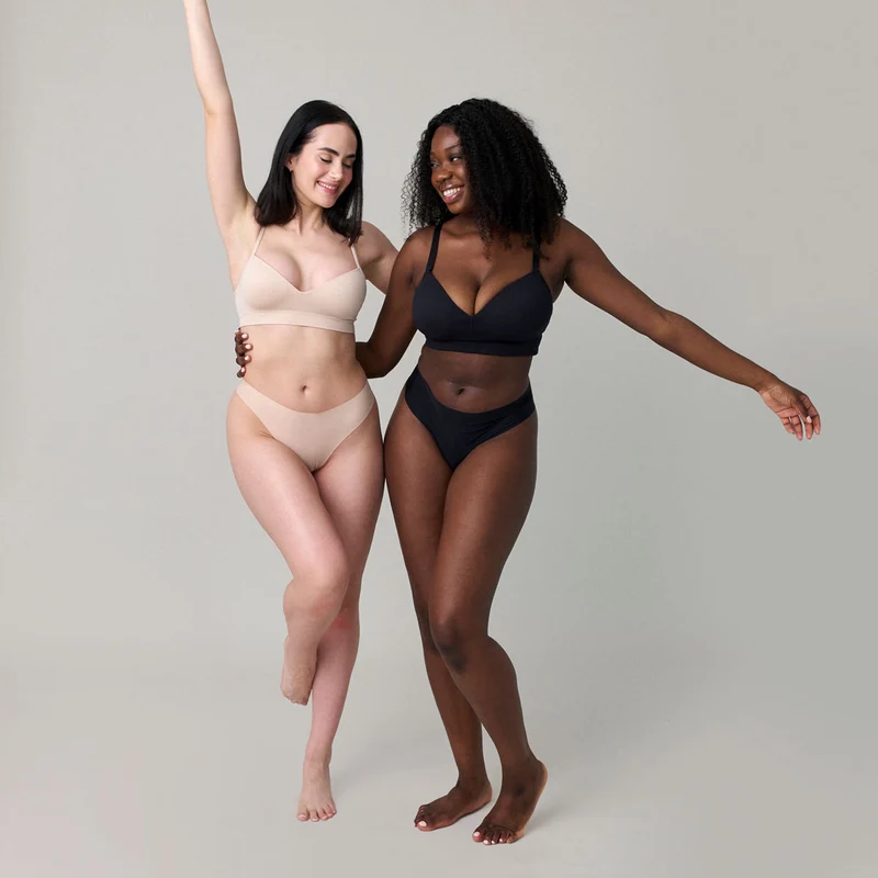Tangas Seamless | Schwarz