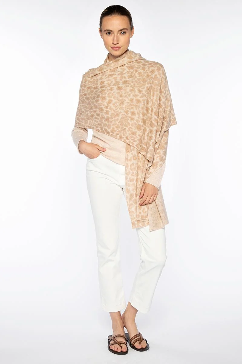 Leopard Print Wrap Cameo Multi