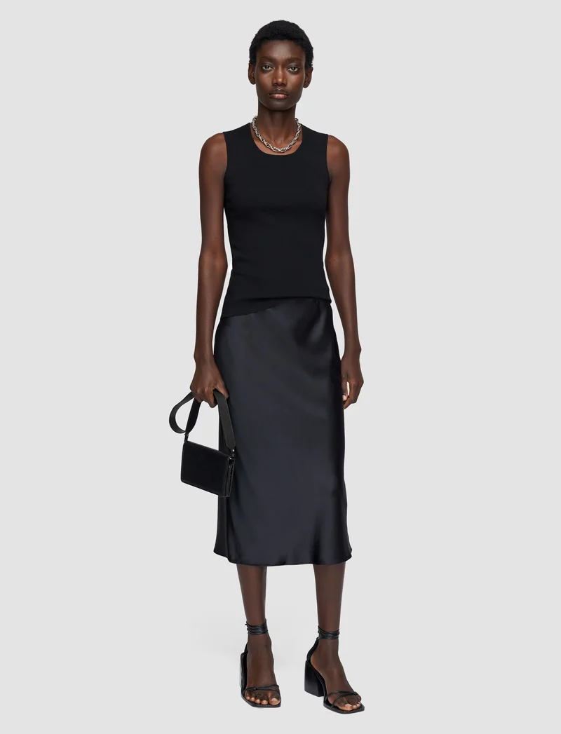 Isaak Silk Satin Skirt