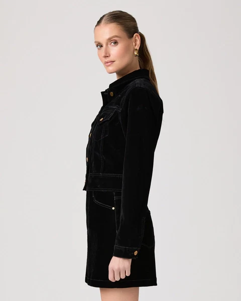 Chantal Jacket Onyx Velvet