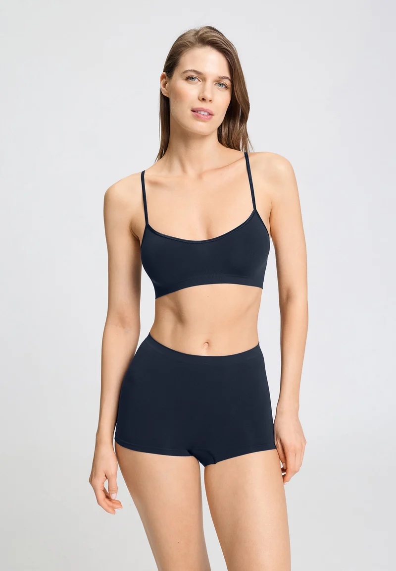 Touch Feeling Crop Top | deep navy 071824-071610