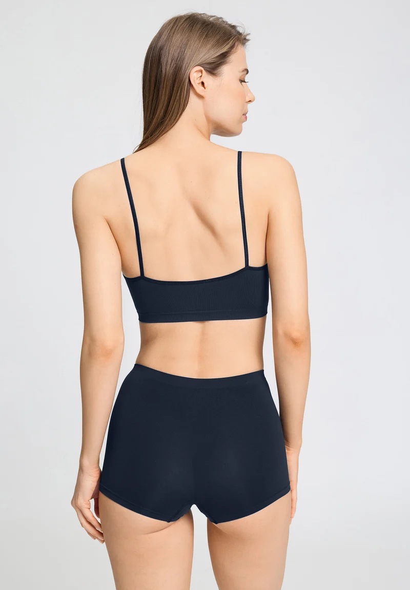 Touch Feeling Crop Top | deep navy 071824-071610