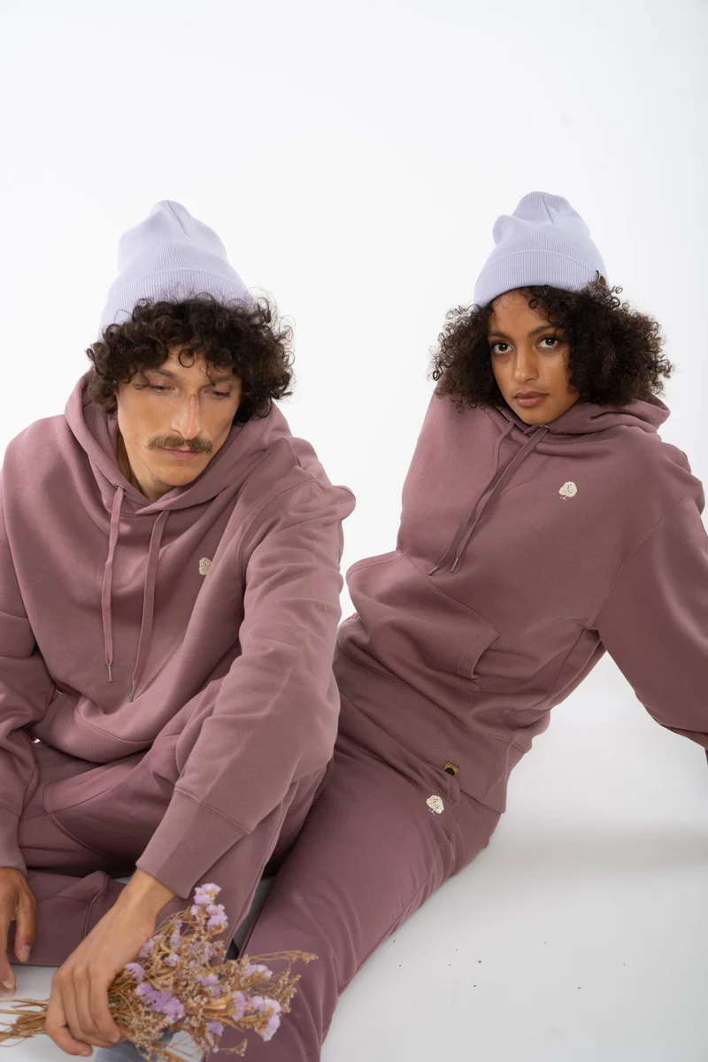 Boxy Unisex Hoodie aus Bio Baumwolle