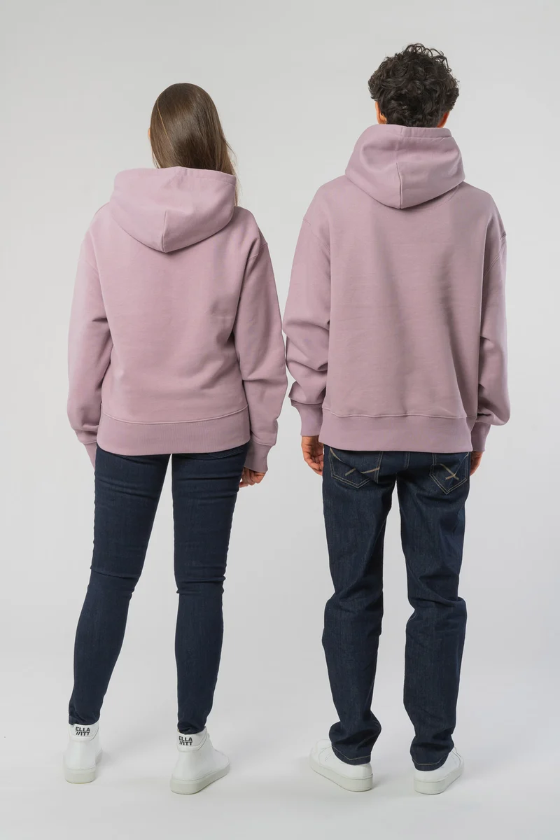 Boxy Unisex Hoodie aus Bio Baumwolle