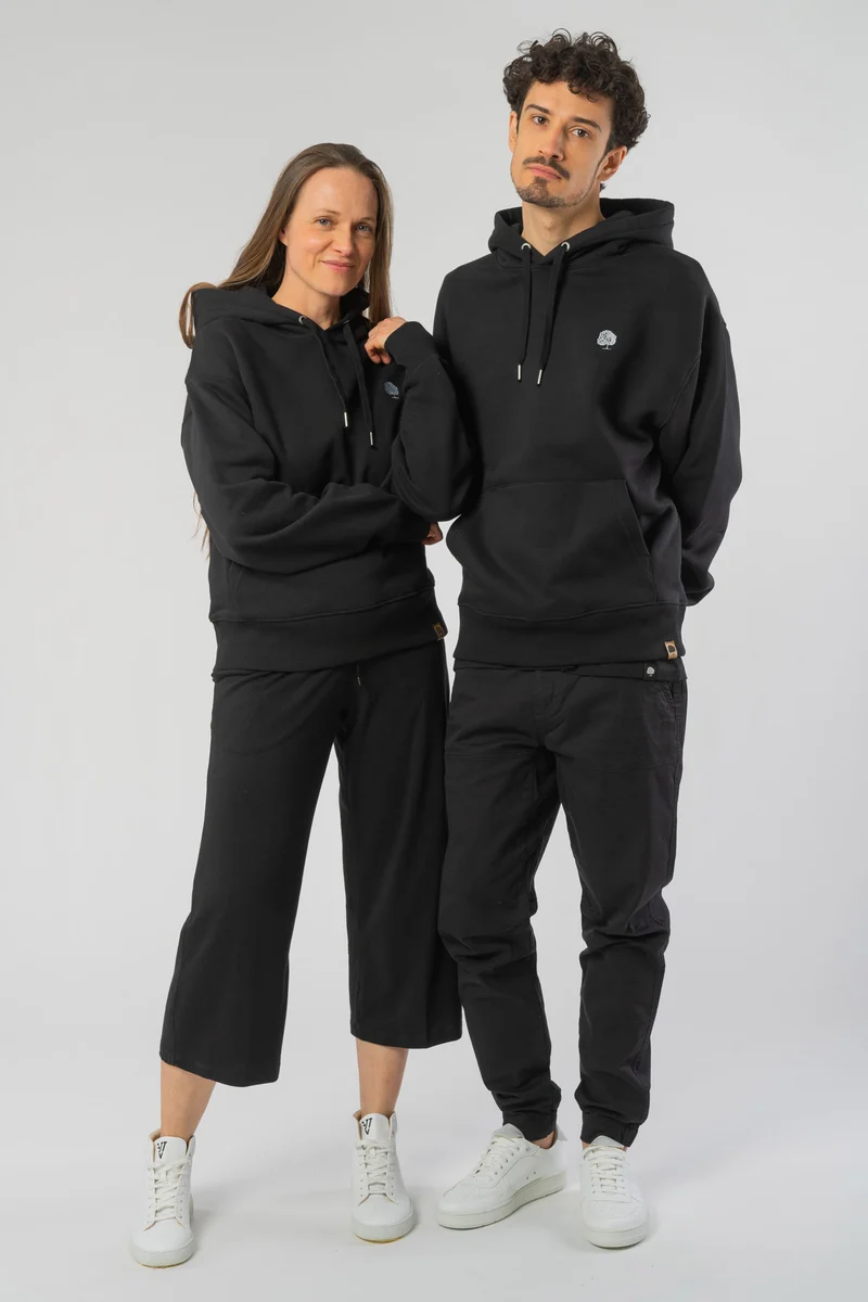 Boxy Unisex Hoodie aus Bio Baumwolle