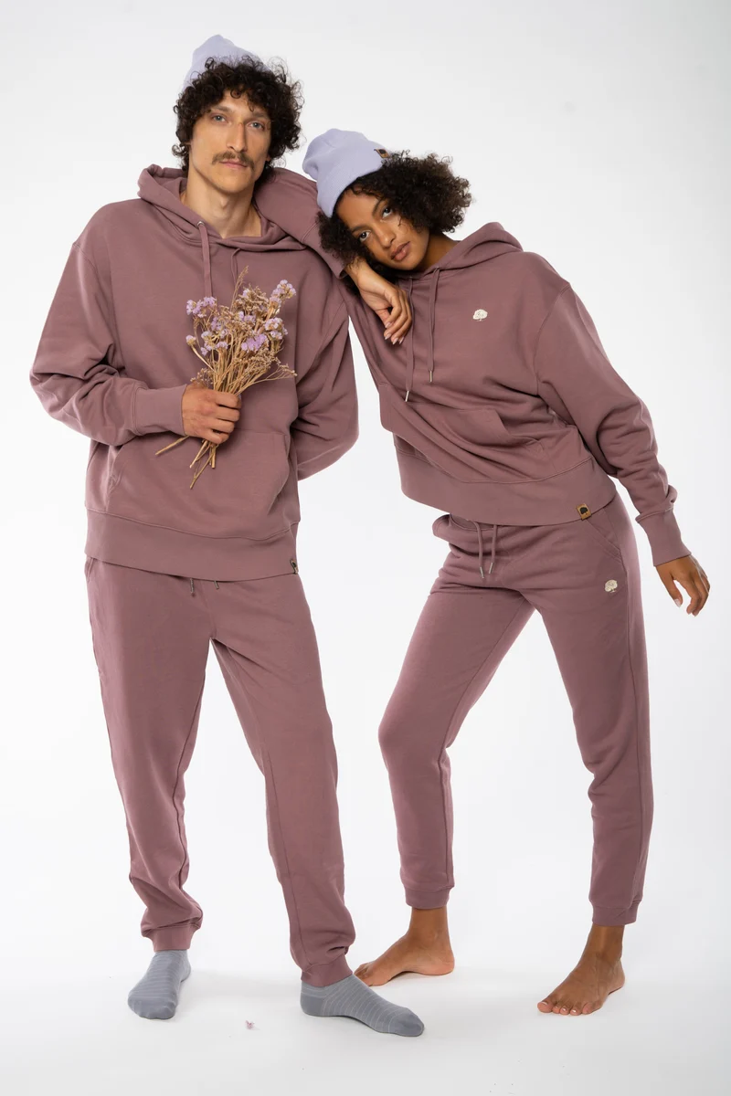 Boxy Unisex Hoodie aus Bio Baumwolle