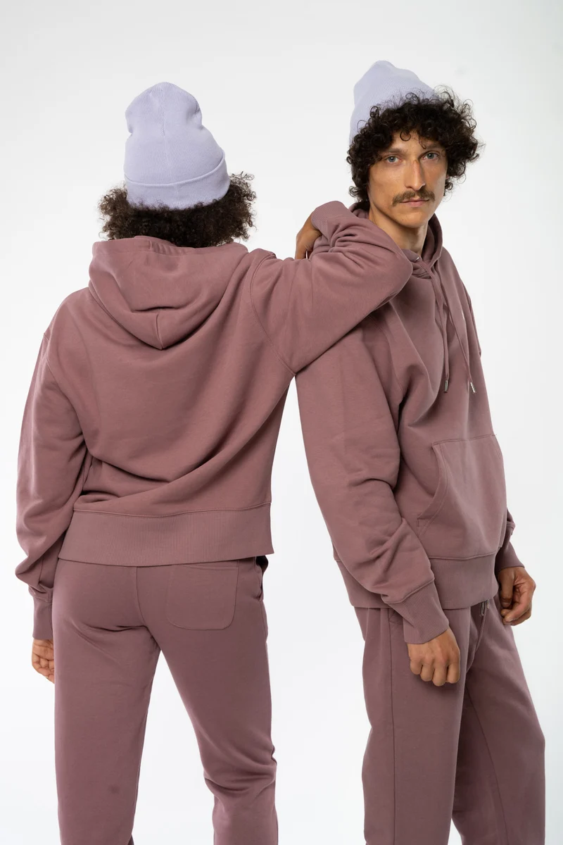 Boxy Unisex Hoodie aus Bio Baumwolle