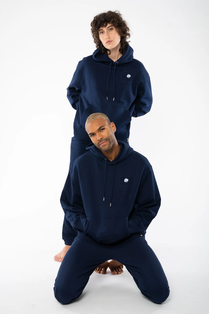 Boxy Unisex Hoodie aus Bio Baumwolle